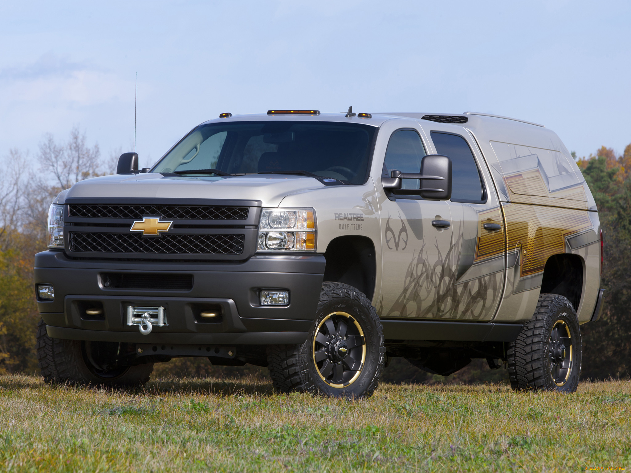 chevrolet, silverado, 2500, hd, realtree, concept, , custom, 5dr, off, road